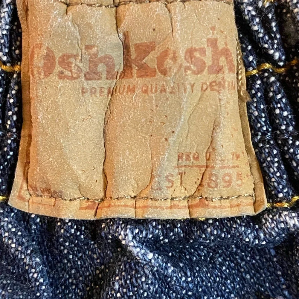VNTG osh kosh‎ b'gosh 18 months jeans with patches